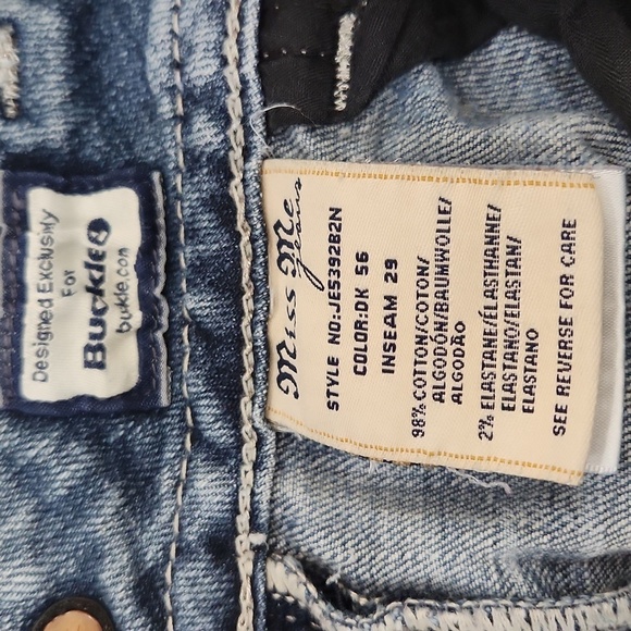 MISS ME Low Rise Denim Jeans, Women's 30 Short - Picture 5 of 9